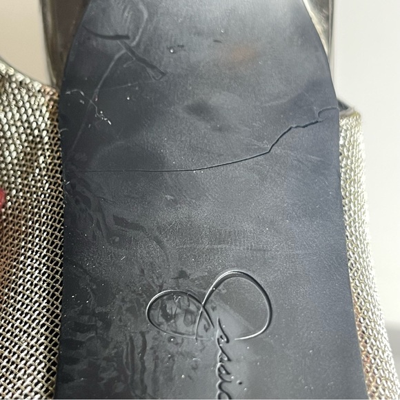 Jessica Simpson Silver Party, Evening, Prom, Formal Platform Stiletto High Heel - Picture 8 of 14